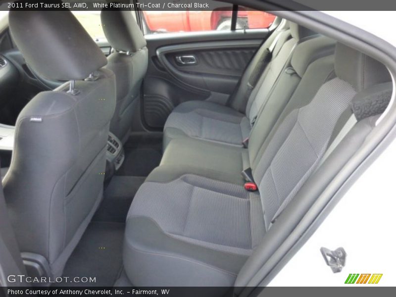 White Platinum Tri-Coat / Charcoal Black 2011 Ford Taurus SEL AWD