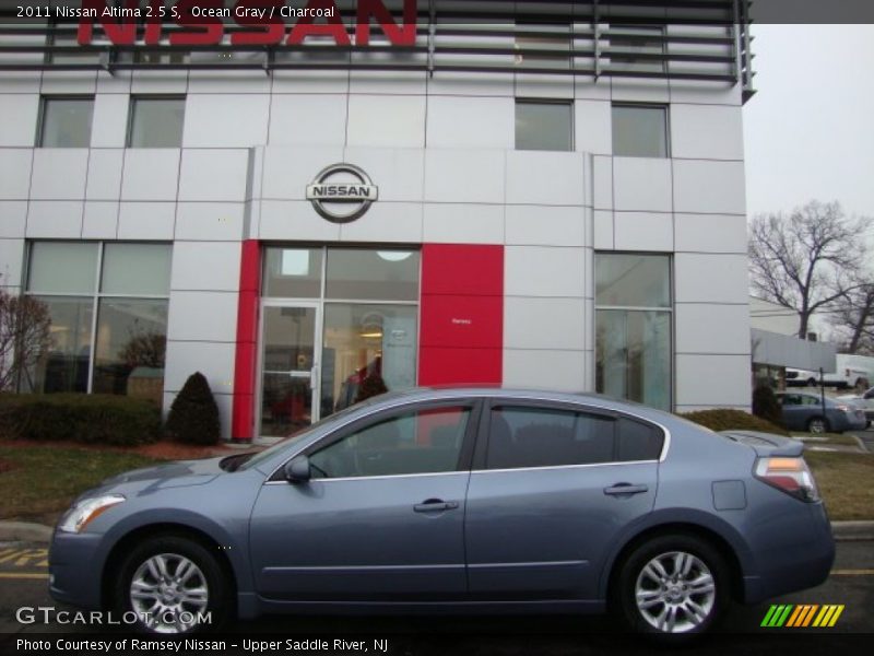 Ocean Gray / Charcoal 2011 Nissan Altima 2.5 S