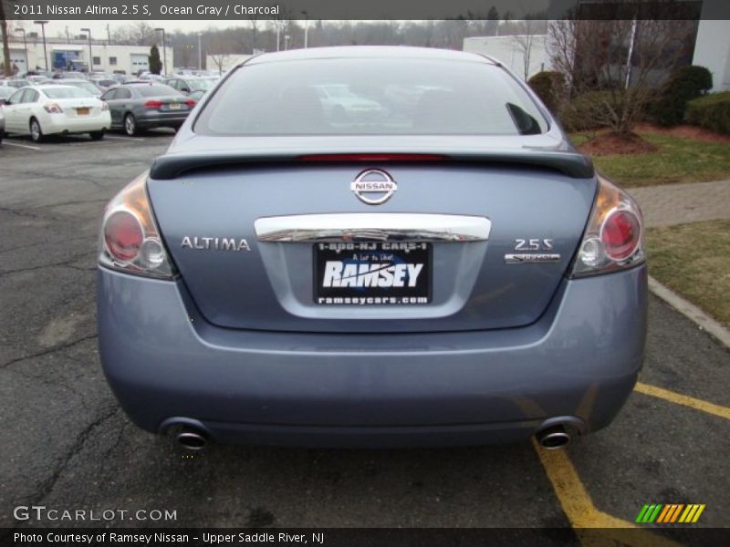 Ocean Gray / Charcoal 2011 Nissan Altima 2.5 S