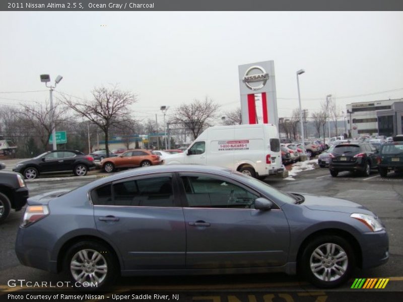 Ocean Gray / Charcoal 2011 Nissan Altima 2.5 S