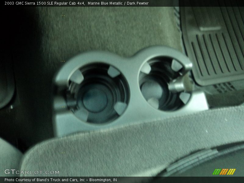 Marine Blue Metallic / Dark Pewter 2003 GMC Sierra 1500 SLE Regular Cab 4x4