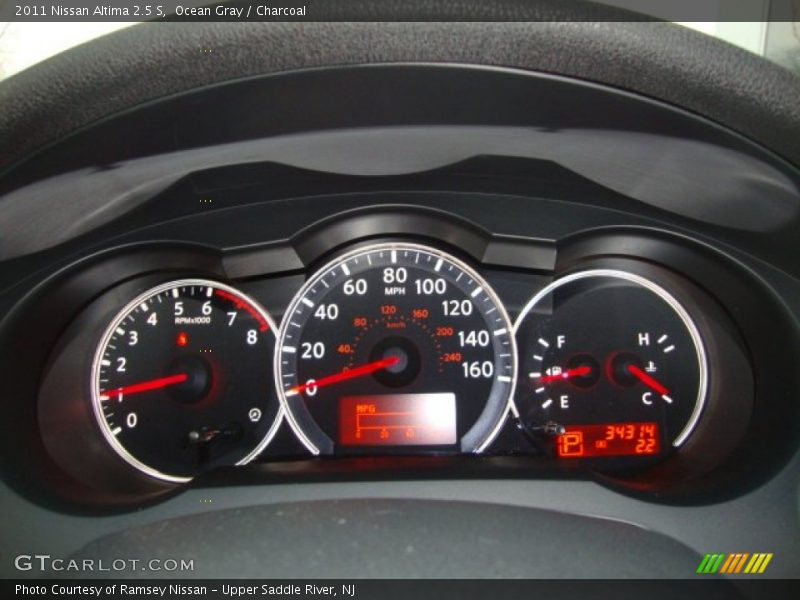 Ocean Gray / Charcoal 2011 Nissan Altima 2.5 S