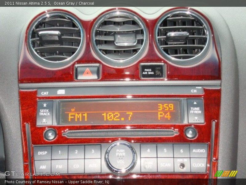 Ocean Gray / Charcoal 2011 Nissan Altima 2.5 S