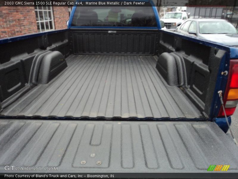 Marine Blue Metallic / Dark Pewter 2003 GMC Sierra 1500 SLE Regular Cab 4x4