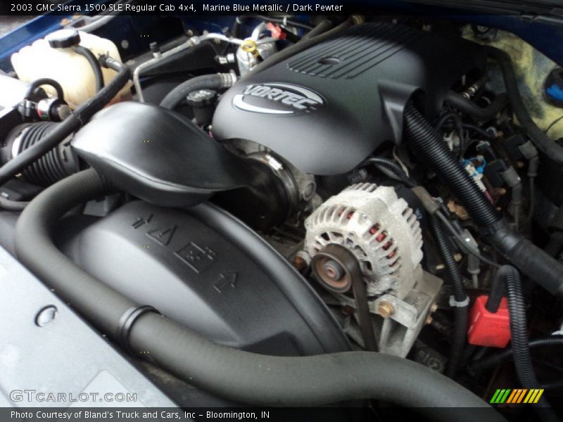  2003 Sierra 1500 SLE Regular Cab 4x4 Engine - 5.3 Liter OHV 16-Valve Vortec V8