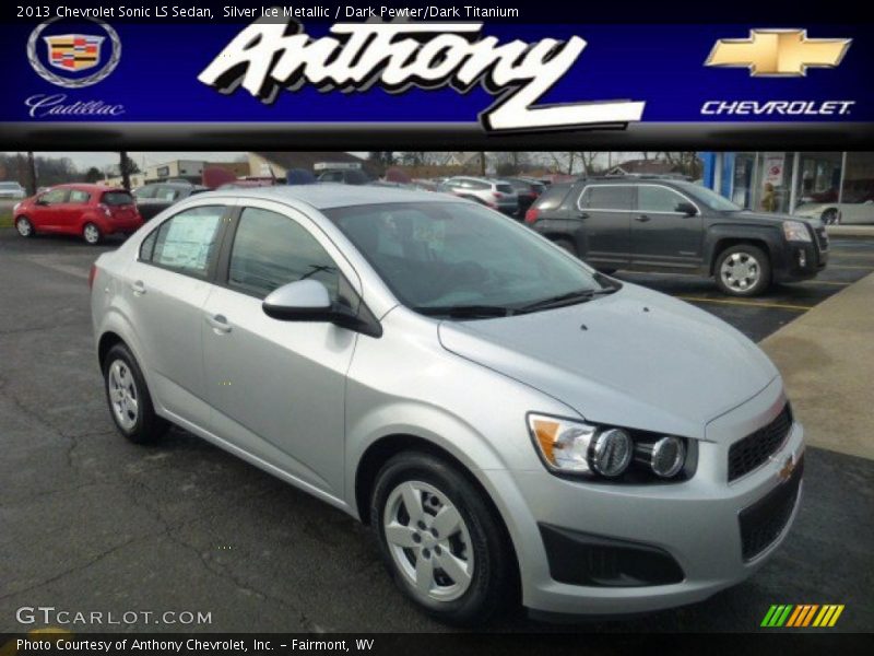 Silver Ice Metallic / Dark Pewter/Dark Titanium 2013 Chevrolet Sonic LS Sedan