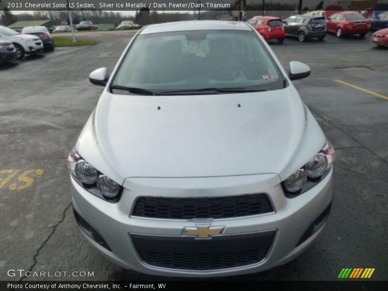 Silver Ice Metallic / Dark Pewter/Dark Titanium 2013 Chevrolet Sonic LS Sedan