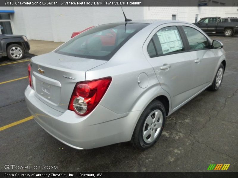 Silver Ice Metallic / Dark Pewter/Dark Titanium 2013 Chevrolet Sonic LS Sedan