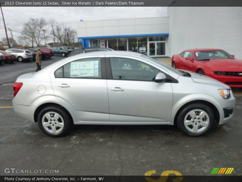 Silver Ice Metallic / Dark Pewter/Dark Titanium 2013 Chevrolet Sonic LS Sedan