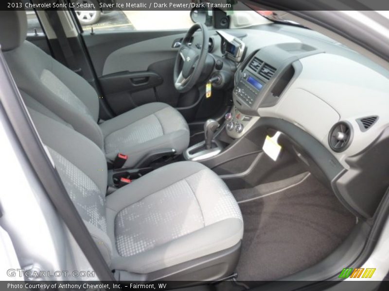  2013 Sonic LS Sedan Dark Pewter/Dark Titanium Interior