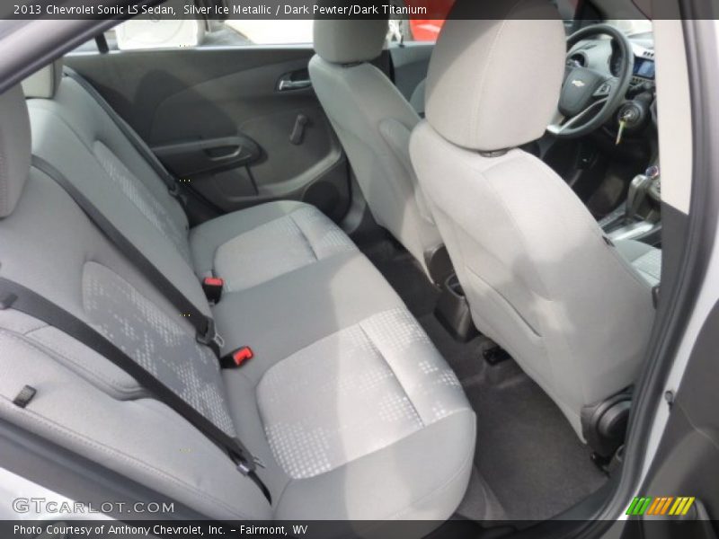 Rear Seat of 2013 Sonic LS Sedan