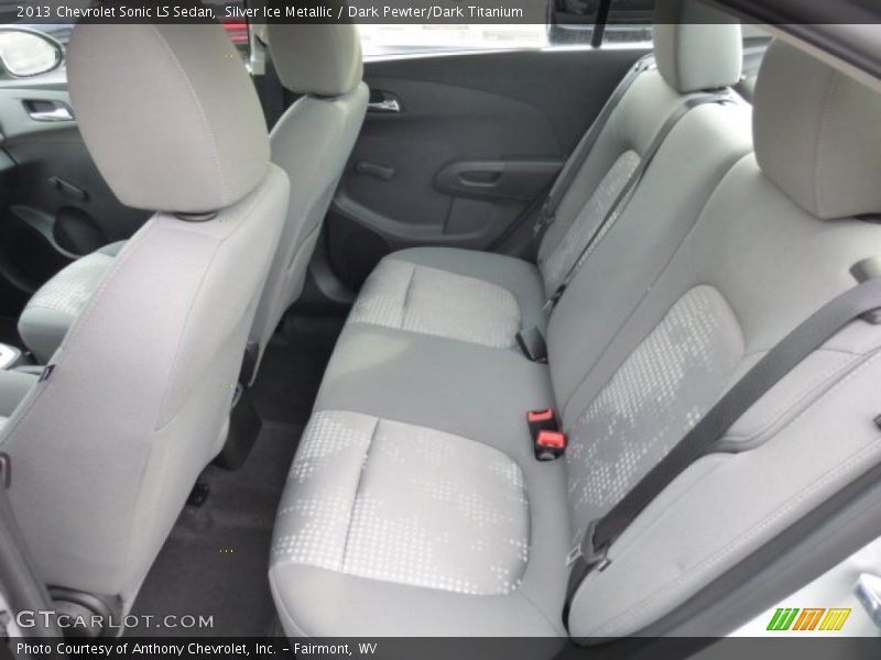 Rear Seat of 2013 Sonic LS Sedan