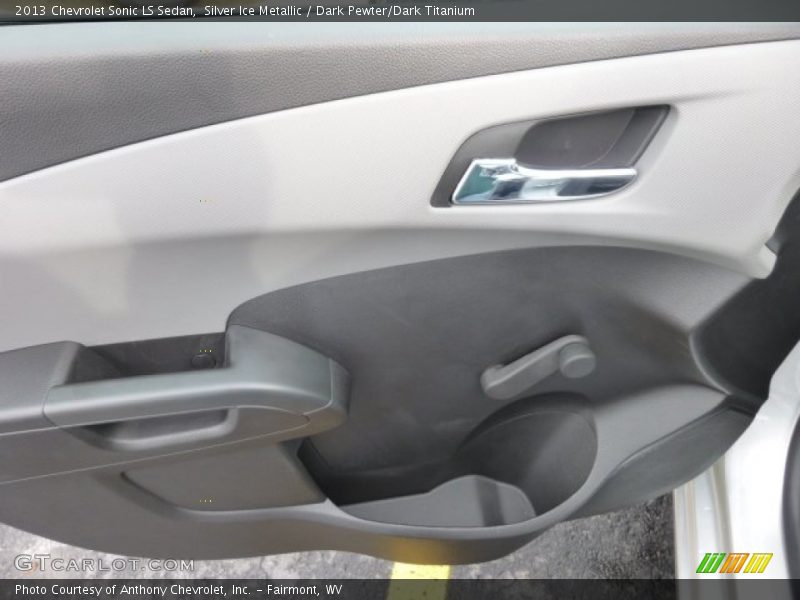 Silver Ice Metallic / Dark Pewter/Dark Titanium 2013 Chevrolet Sonic LS Sedan