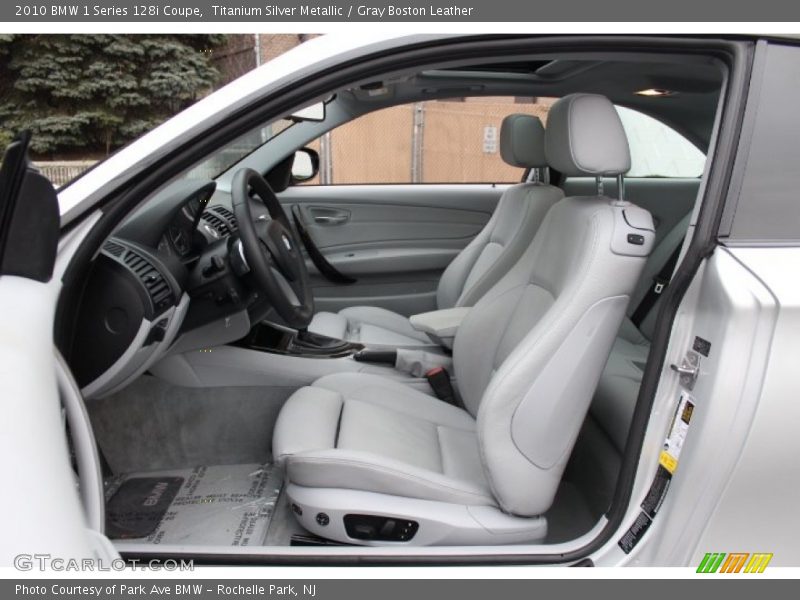 Front Seat of 2010 1 Series 128i Coupe