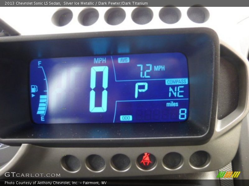 Silver Ice Metallic / Dark Pewter/Dark Titanium 2013 Chevrolet Sonic LS Sedan