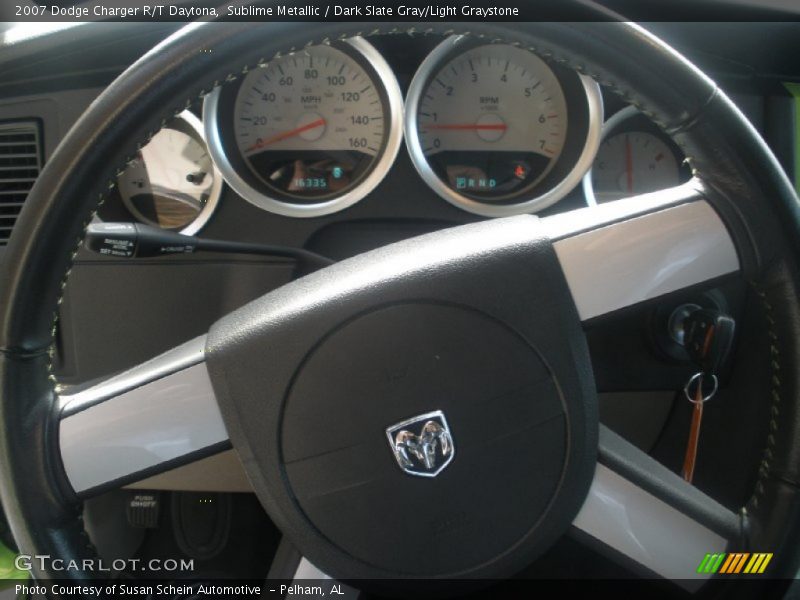 Sublime Metallic / Dark Slate Gray/Light Graystone 2007 Dodge Charger R/T Daytona