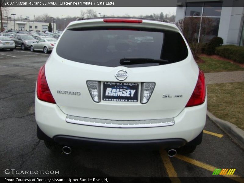 Glacier Pearl White / Cafe Latte 2007 Nissan Murano SL AWD