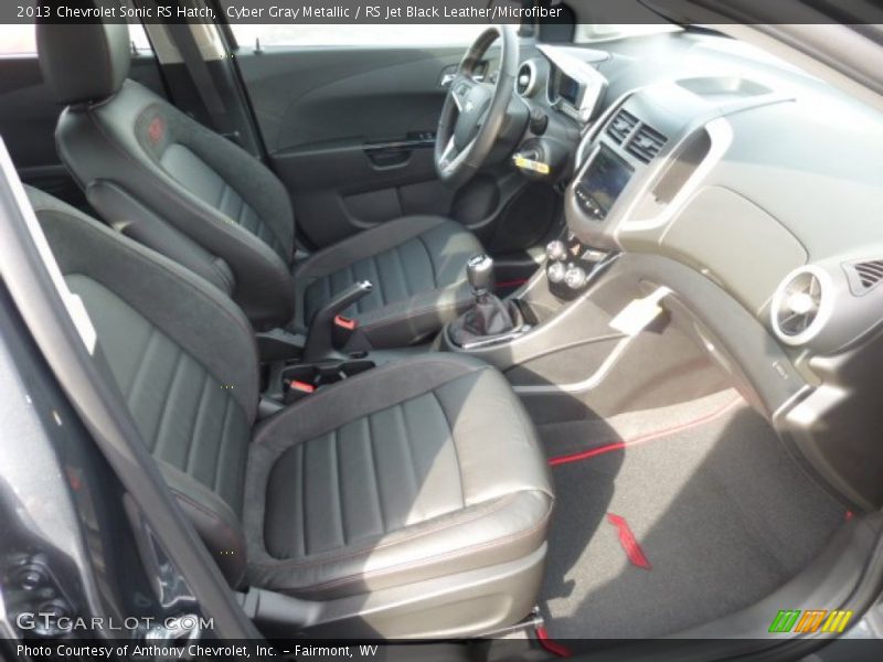 Front Seat of 2013 Sonic RS Hatch