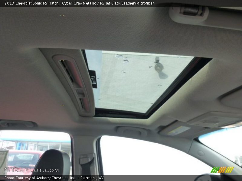 Sunroof of 2013 Sonic RS Hatch