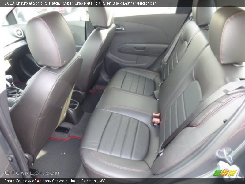 Rear Seat of 2013 Sonic RS Hatch