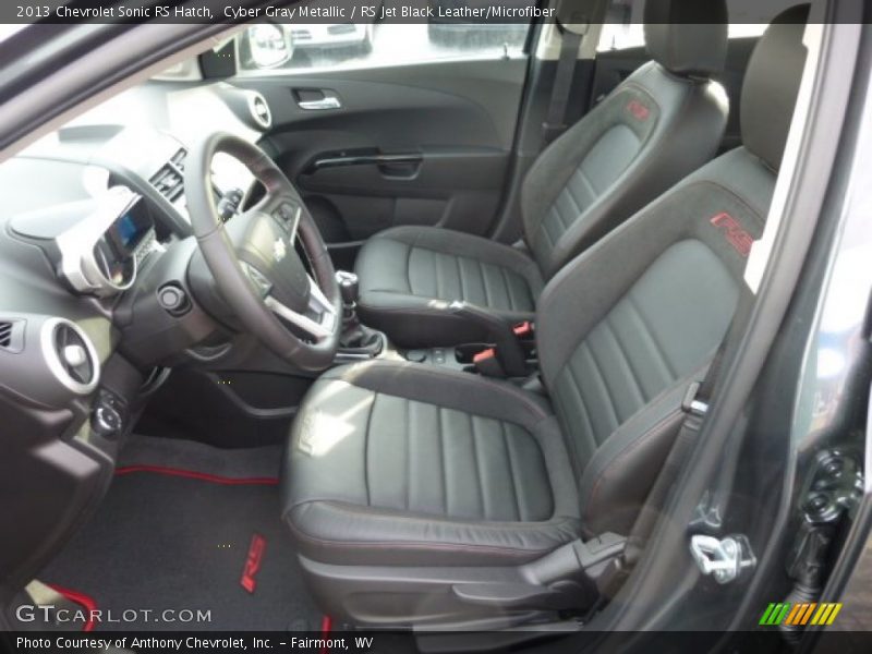 Front Seat of 2013 Sonic RS Hatch