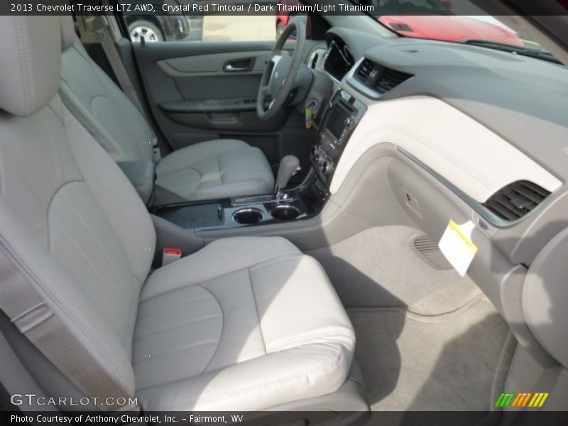 Crystal Red Tintcoat / Dark Titanium/Light Titanium 2013 Chevrolet Traverse LTZ AWD