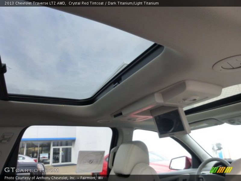 Crystal Red Tintcoat / Dark Titanium/Light Titanium 2013 Chevrolet Traverse LTZ AWD