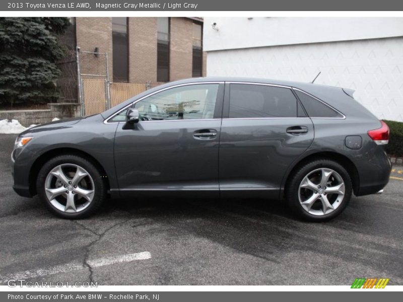 Magnetic Gray Metallic / Light Gray 2013 Toyota Venza LE AWD