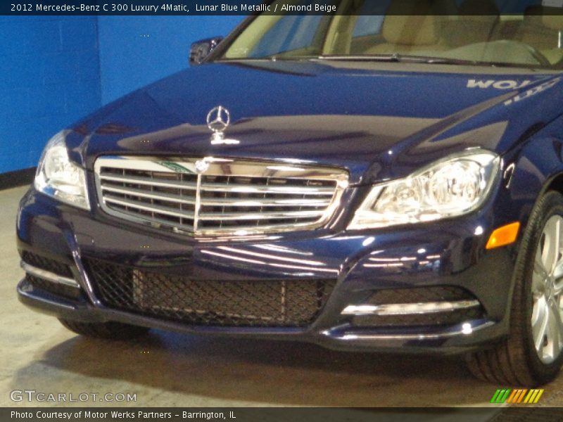 Lunar Blue Metallic / Almond Beige 2012 Mercedes-Benz C 300 Luxury 4Matic