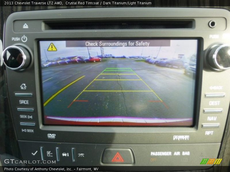 Crystal Red Tintcoat / Dark Titanium/Light Titanium 2013 Chevrolet Traverse LTZ AWD