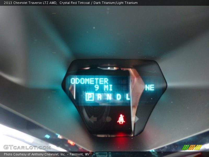 Crystal Red Tintcoat / Dark Titanium/Light Titanium 2013 Chevrolet Traverse LTZ AWD