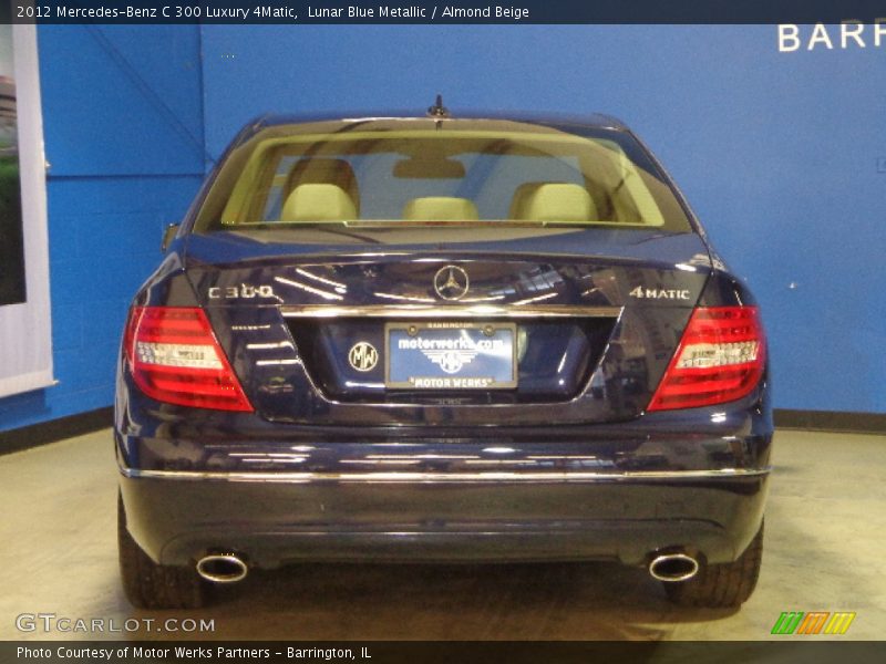 Lunar Blue Metallic / Almond Beige 2012 Mercedes-Benz C 300 Luxury 4Matic