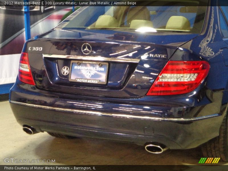 Lunar Blue Metallic / Almond Beige 2012 Mercedes-Benz C 300 Luxury 4Matic