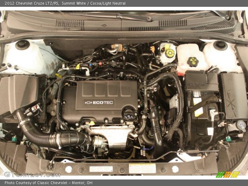  2012 Cruze LTZ/RS Engine - 1.4 Liter DI Turbocharged DOHC 16-Valve VVT 4 Cylinder