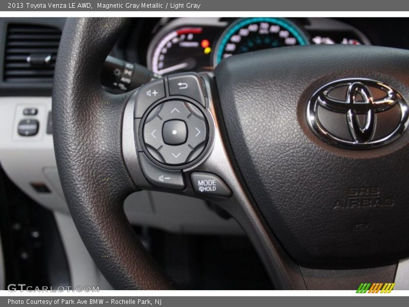 Magnetic Gray Metallic / Light Gray 2013 Toyota Venza LE AWD