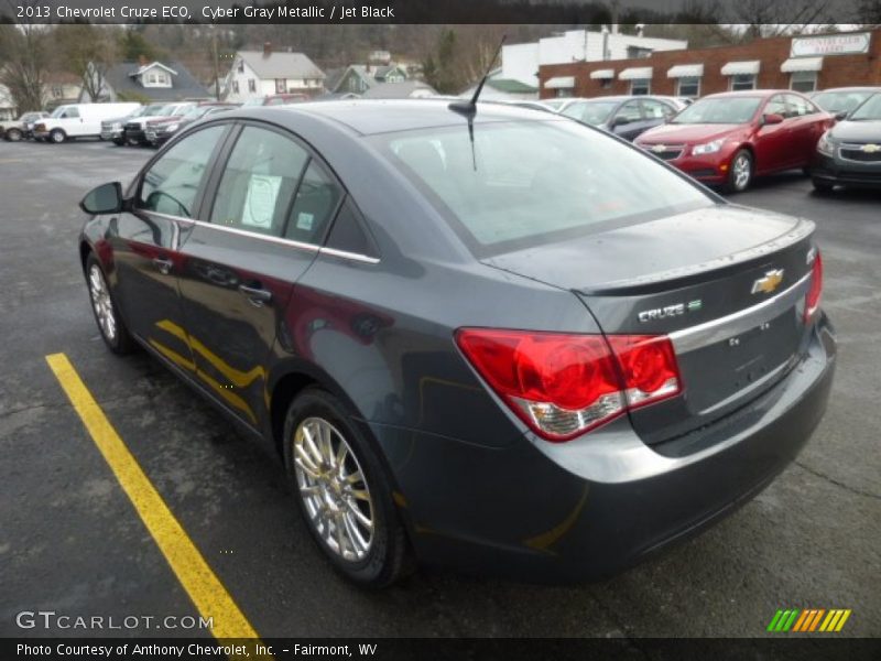 Cyber Gray Metallic / Jet Black 2013 Chevrolet Cruze ECO