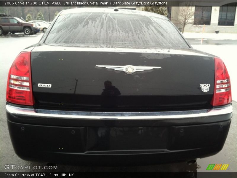 Brilliant Black Crystal Pearl / Dark Slate Gray/Light Graystone 2006 Chrysler 300 C HEMI AWD