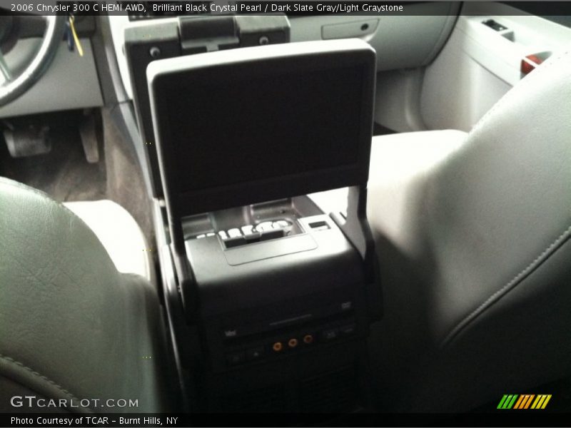 Brilliant Black Crystal Pearl / Dark Slate Gray/Light Graystone 2006 Chrysler 300 C HEMI AWD