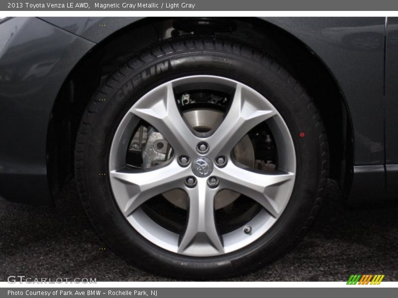 Magnetic Gray Metallic / Light Gray 2013 Toyota Venza LE AWD
