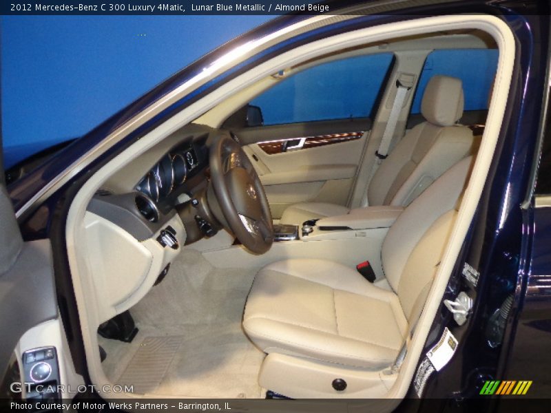 Lunar Blue Metallic / Almond Beige 2012 Mercedes-Benz C 300 Luxury 4Matic
