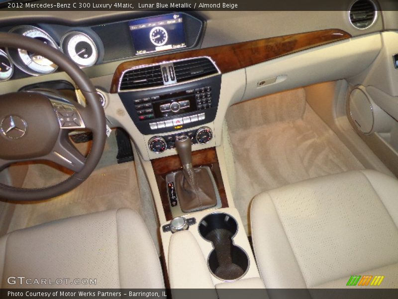 Lunar Blue Metallic / Almond Beige 2012 Mercedes-Benz C 300 Luxury 4Matic
