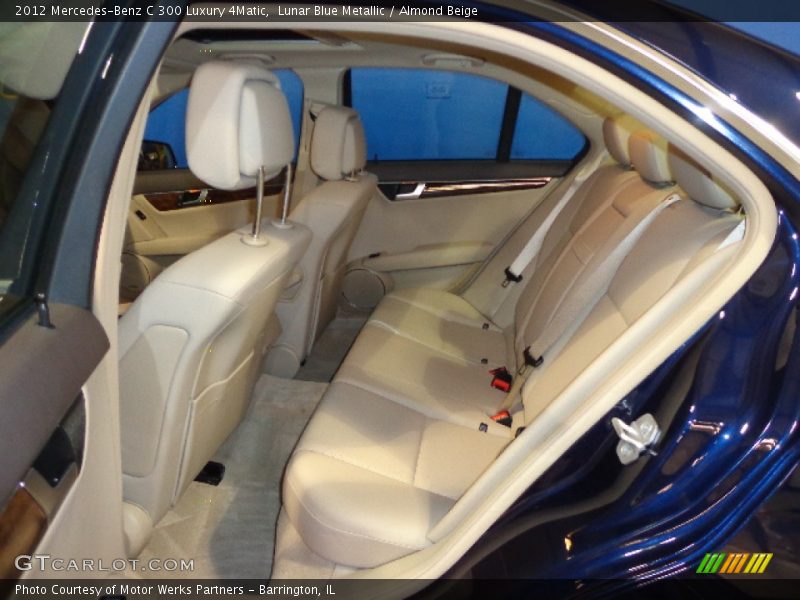 Lunar Blue Metallic / Almond Beige 2012 Mercedes-Benz C 300 Luxury 4Matic