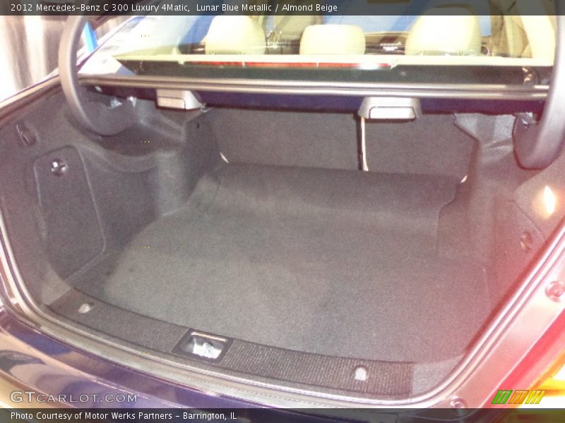 Lunar Blue Metallic / Almond Beige 2012 Mercedes-Benz C 300 Luxury 4Matic