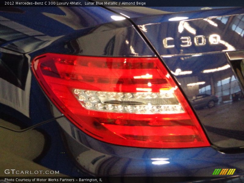 Lunar Blue Metallic / Almond Beige 2012 Mercedes-Benz C 300 Luxury 4Matic