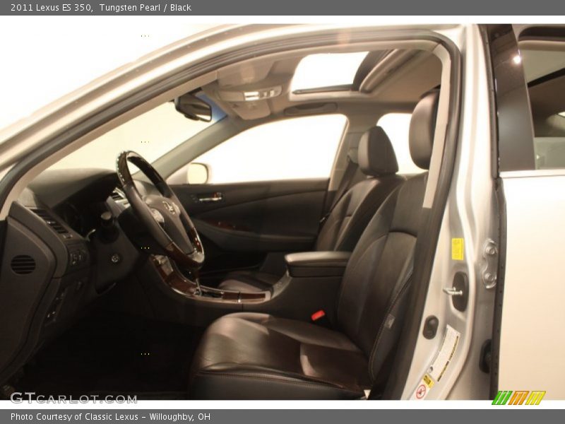 Tungsten Pearl / Black 2011 Lexus ES 350