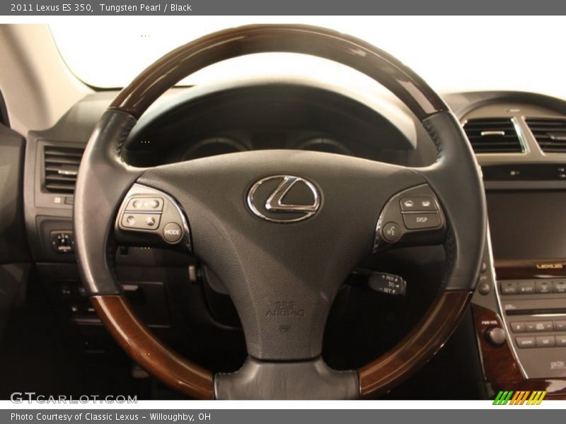 Tungsten Pearl / Black 2011 Lexus ES 350