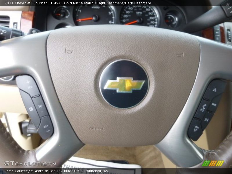 Gold Mist Metallic / Light Cashmere/Dark Cashmere 2011 Chevrolet Suburban LT 4x4