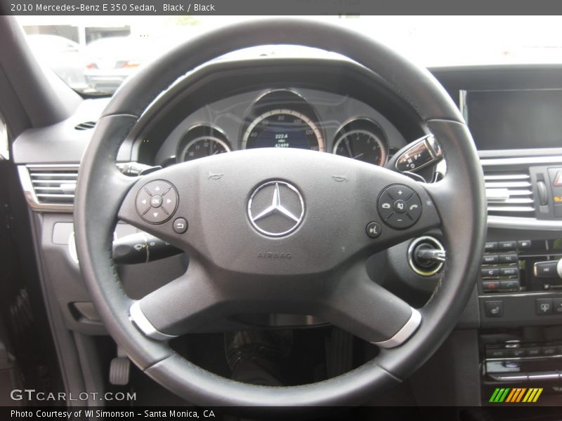 Black / Black 2010 Mercedes-Benz E 350 Sedan