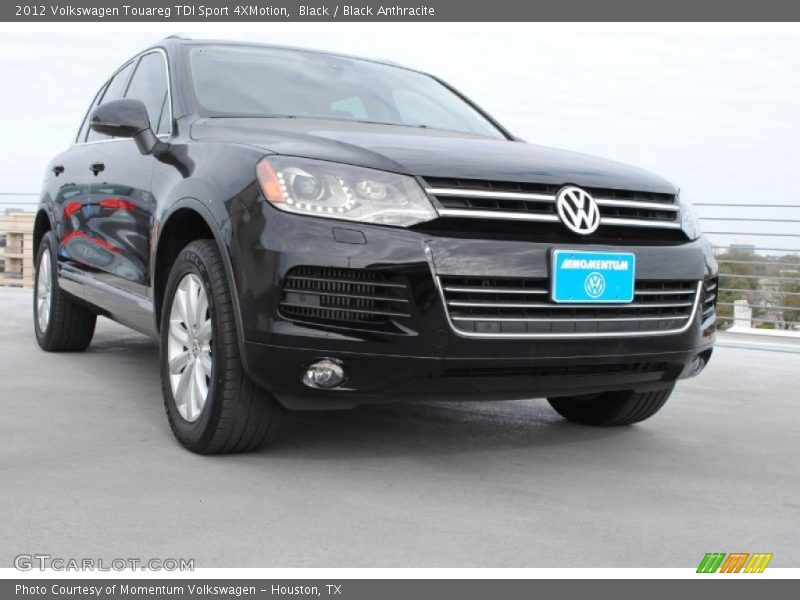 Black / Black Anthracite 2012 Volkswagen Touareg TDI Sport 4XMotion