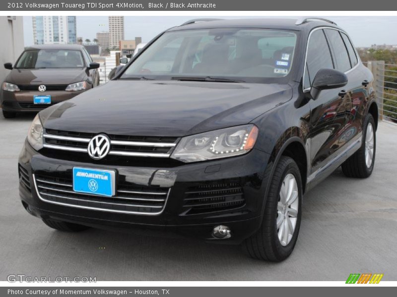 Black / Black Anthracite 2012 Volkswagen Touareg TDI Sport 4XMotion